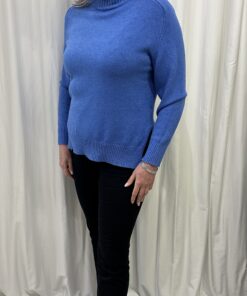 Ribbed turtle neck jumper