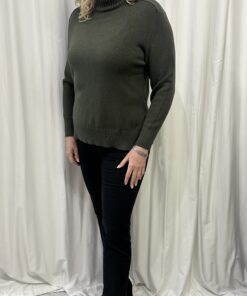 Ribbed turtle neck jumper