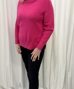 Ribbed turtle neck jumper