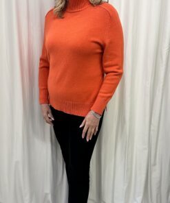 Ribbed turtle neck jumper