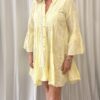 Embroidered Smock Dress