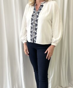 Embroidered Front Shirt