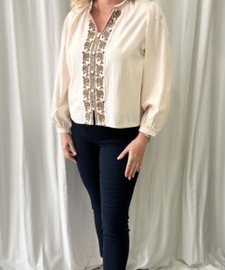 Embroidered Front Shirt