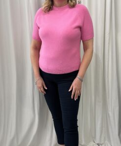 Round Neck Short Sleeve Jumper