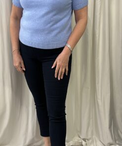 Round Neck Short Sleeve Jumper