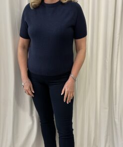 Round Neck Short Sleeve Jumper