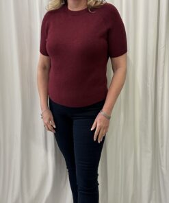 Round Neck Short Sleeve Jumper