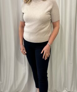 Round Neck Short Sleeve Jumper