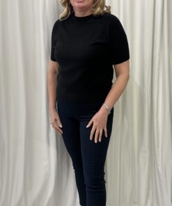 Round Neck Short Sleeve Jumper