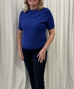 Round Neck Short Sleeve Jumper