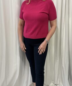 Round Neck Short Sleeve Jumper