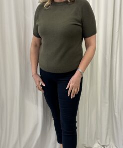 Round Neck Short Sleeve Jumper