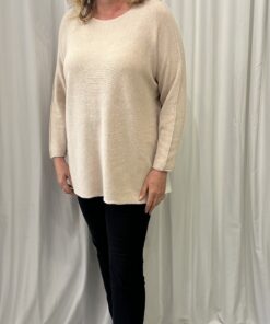 Round Neck Long Plain Jumper