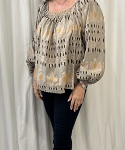 Pattern Gypsy Style Top