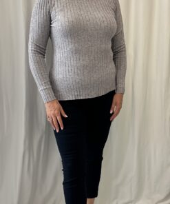 Scoop Neck Ribbed Top